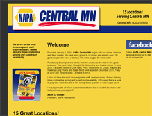 Tablet Screenshot of napacentralmn.com
